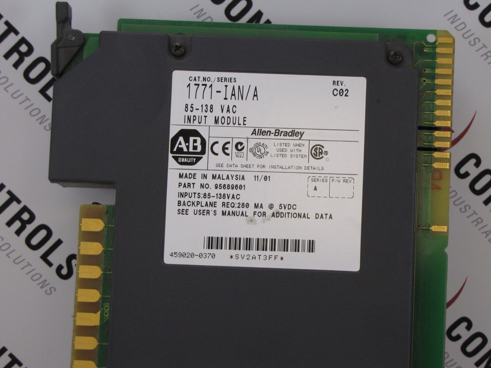 Allen-Bradley 1771-IAN Input Module 32-Point 85-138VAC