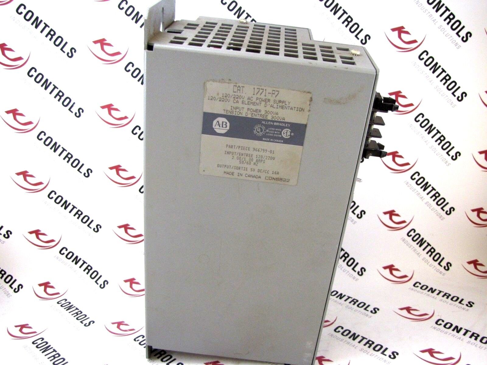 Allen-Bradley 1771-P7 Power Supply Module 5 VDC Out 120/220 VAC 50/60 HZ