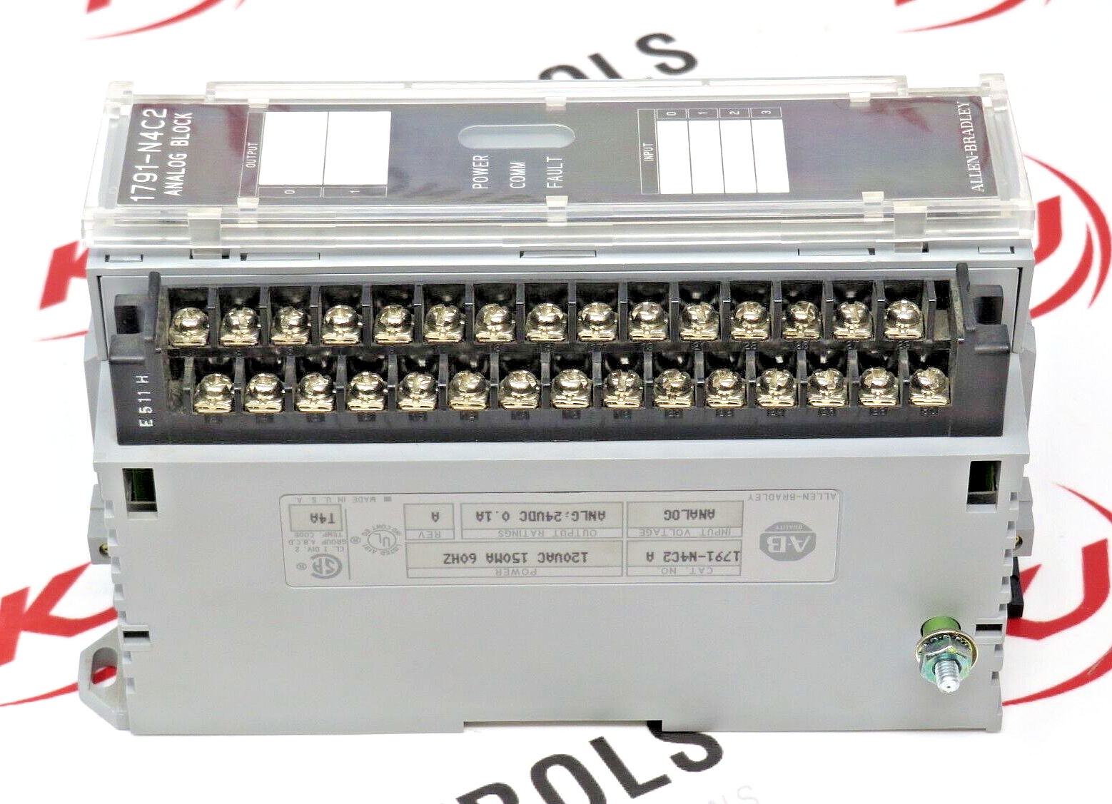 Allen Bradley 1791-N4C2 Block I/O 120 Volt AC 6-Point Analog Module