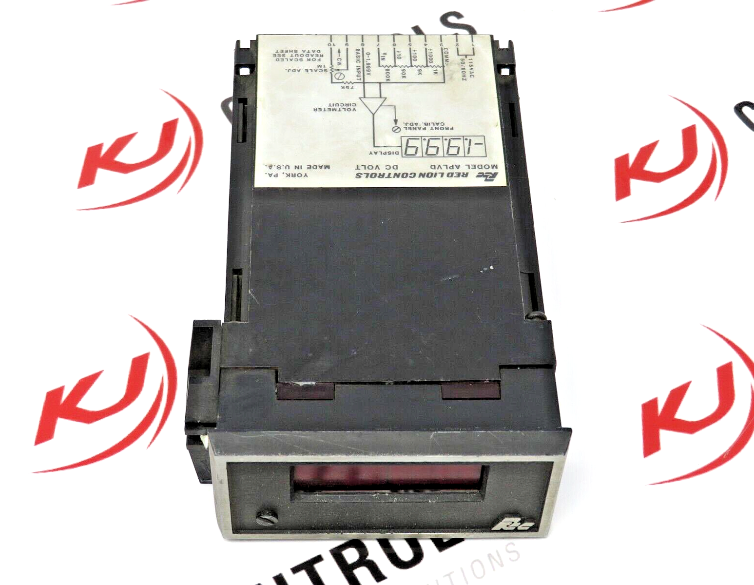 Red Lion Controls APLVD400 DC Digital Panel Meter 3.5 Inch Digits 115VAC 50/60HZ