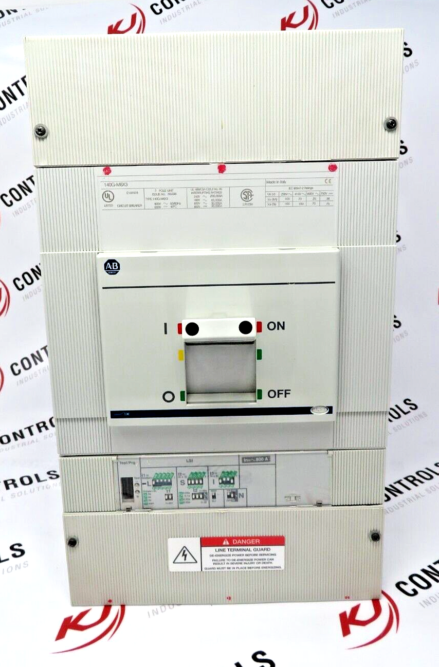 Allen-Bradley 140G-M6X3 800A M FRAME Circuit Breaker/140G-MTH3-D80 Breaker Trip