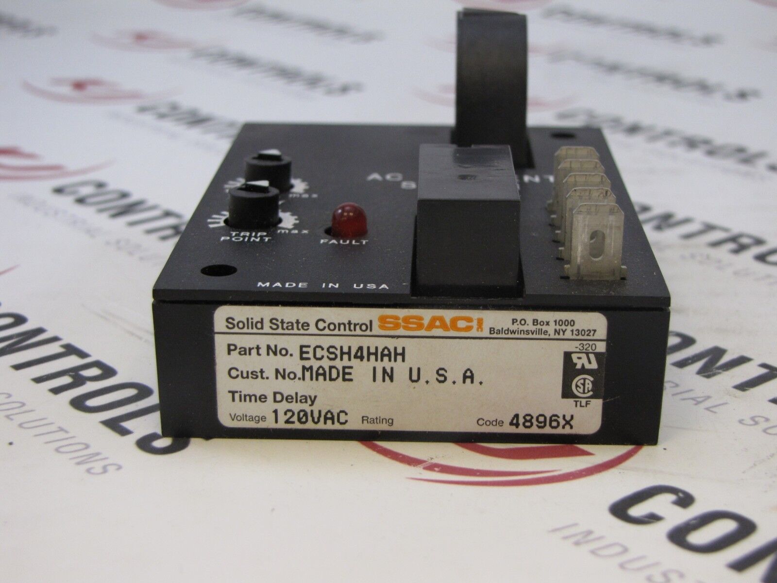 Solid State Control SSAC ECSH4HAH AC Current Sensor 120VAC