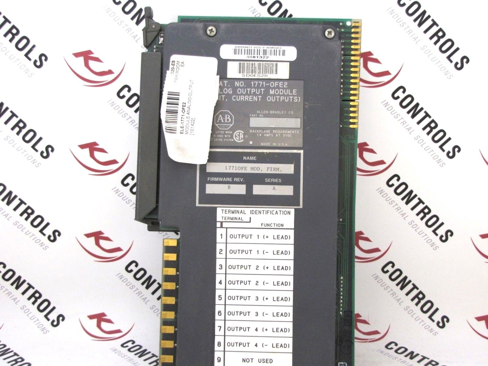 Allen-Bradley 1771-OFE2 Analog Output Module 12-BIT