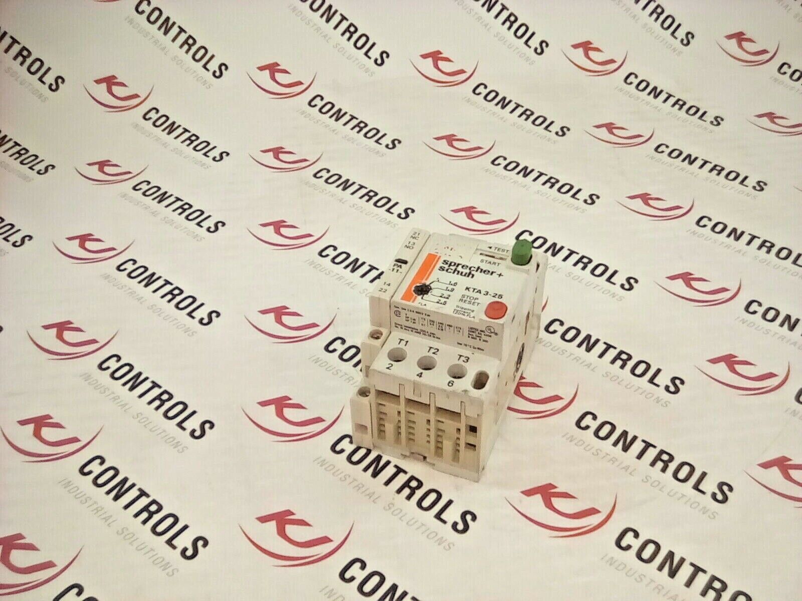 Sprecher & Schuh KTA3-25-2.5A Motor Starter Protector 1.6-2.5A