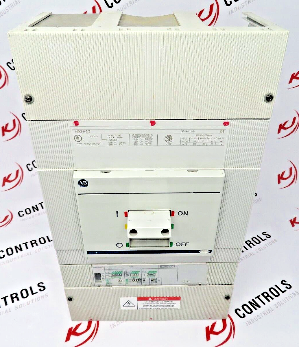 Allen-Bradley 140G-M6X3 800A M FRAME Circuit Breaker/140G-MTH3-D80 Breaker Trip