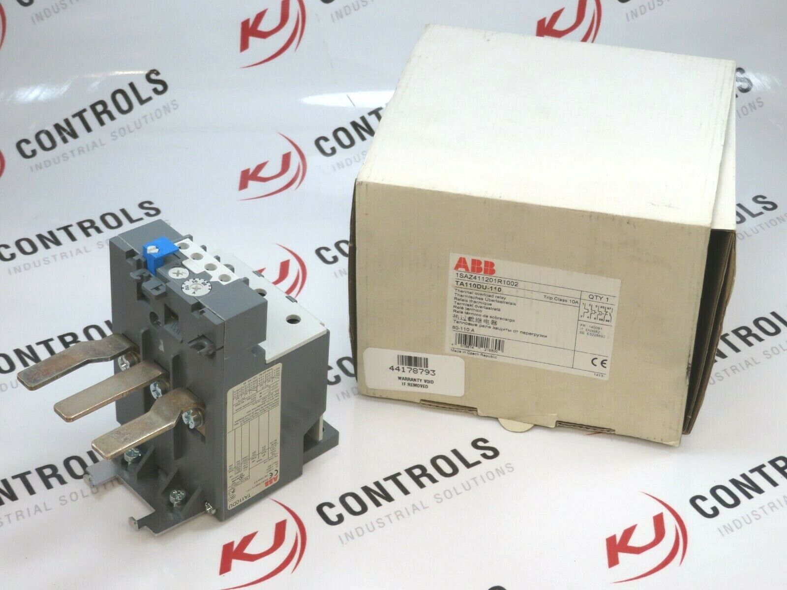 ABB 1SAZ411201R1002 TA110DU-110 Thermal Overload Relay 80-110A 690V
