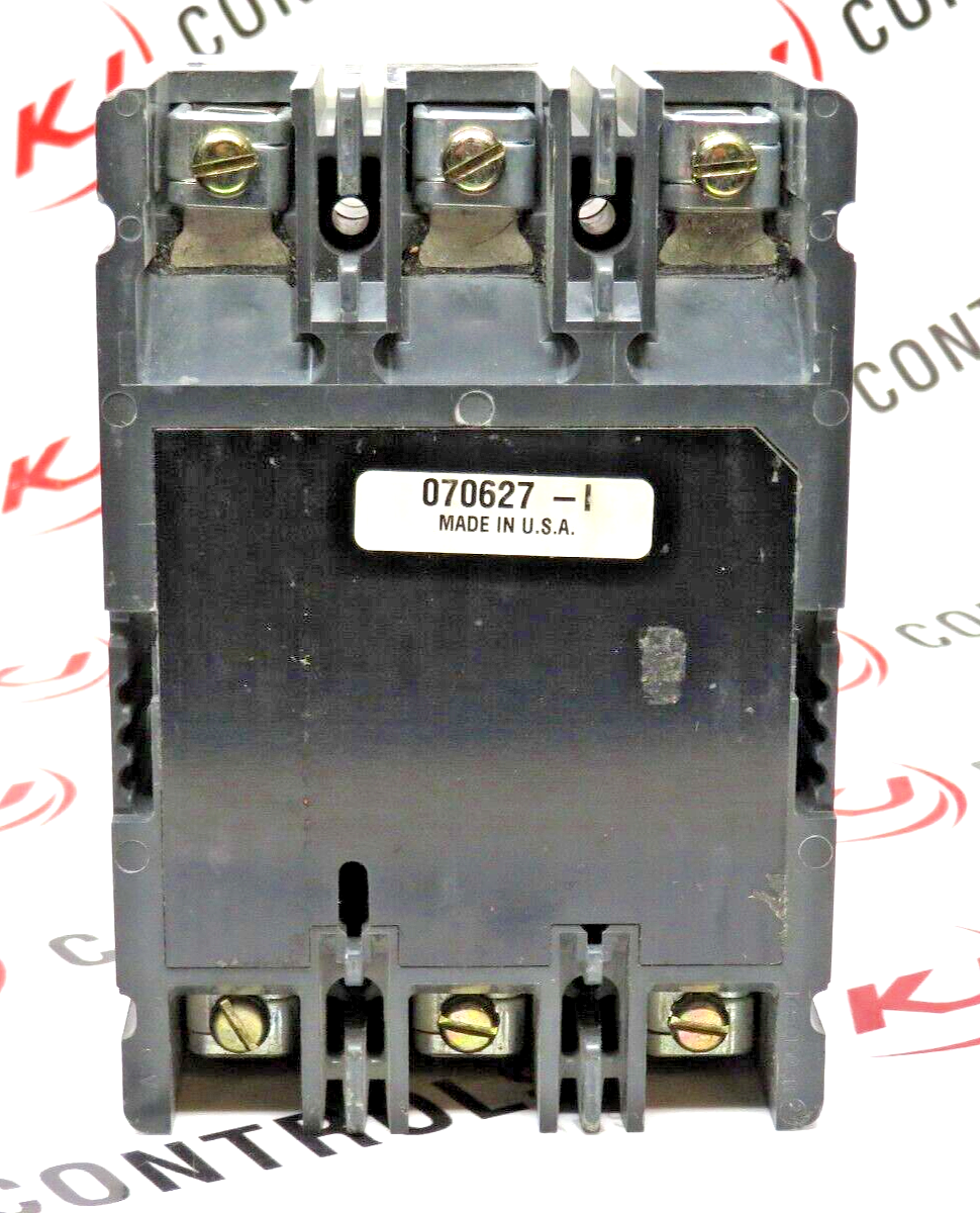 Cutler-Hammer FD3100L 100A 600VAC 3-Pole Thermal Magnetic IND. Circuit Breaker