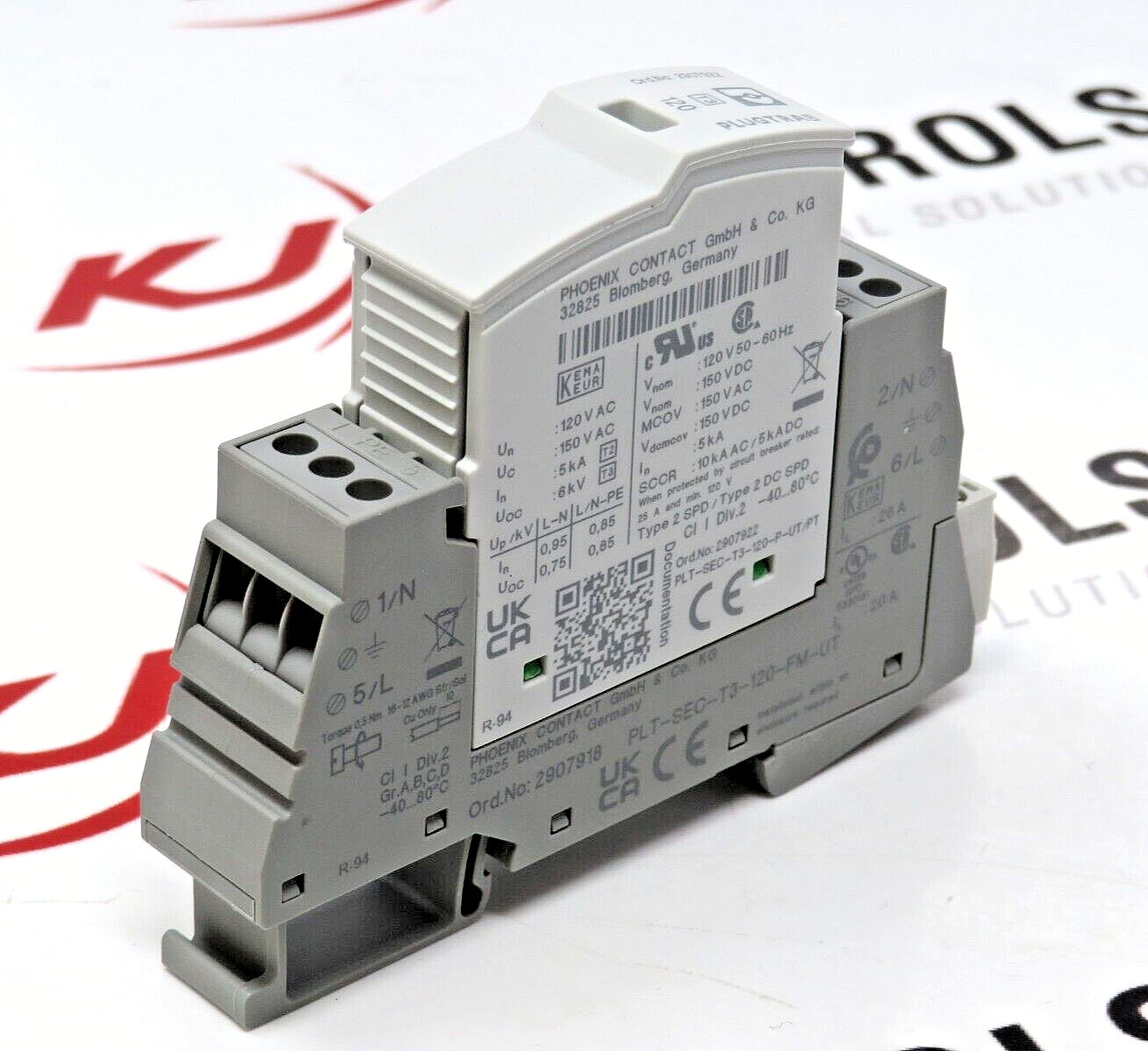Phoenix Contact PLT-SEC-T3-120-FM-UT Type 2/3 Surge Protection Device Partial BX