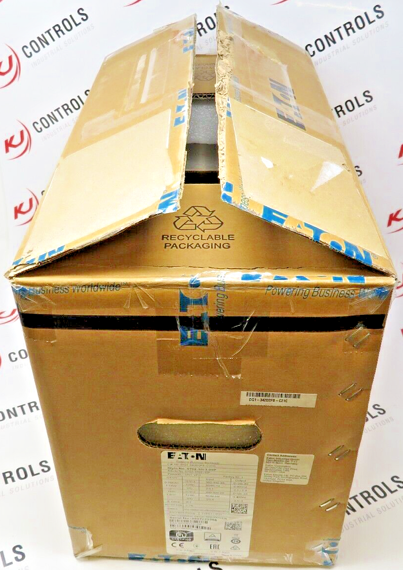 Eaton DG1-342D2FB-C21C Variable Frequency Drive 480VAC 1HP Max 2.2A NEMA1 3PH