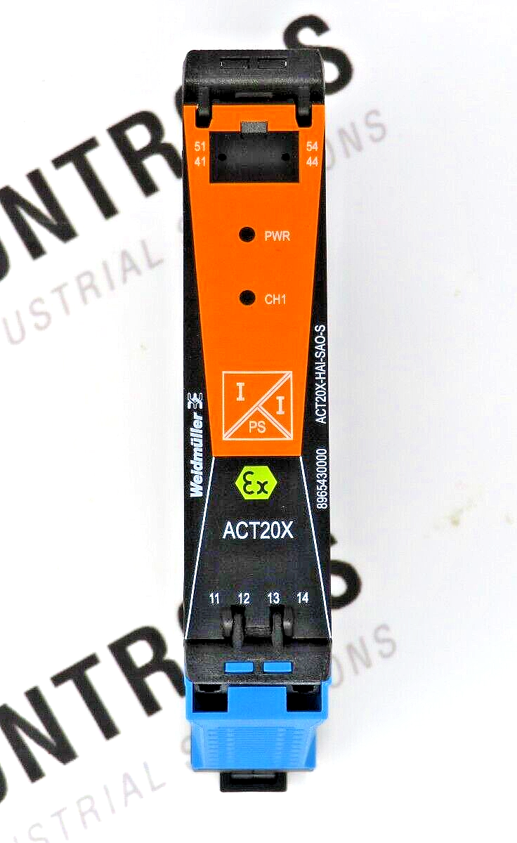 Weidmuller ACT20X-HAI-SAO-S 8965430000 EX Signal Isolating Converter 1- Channel