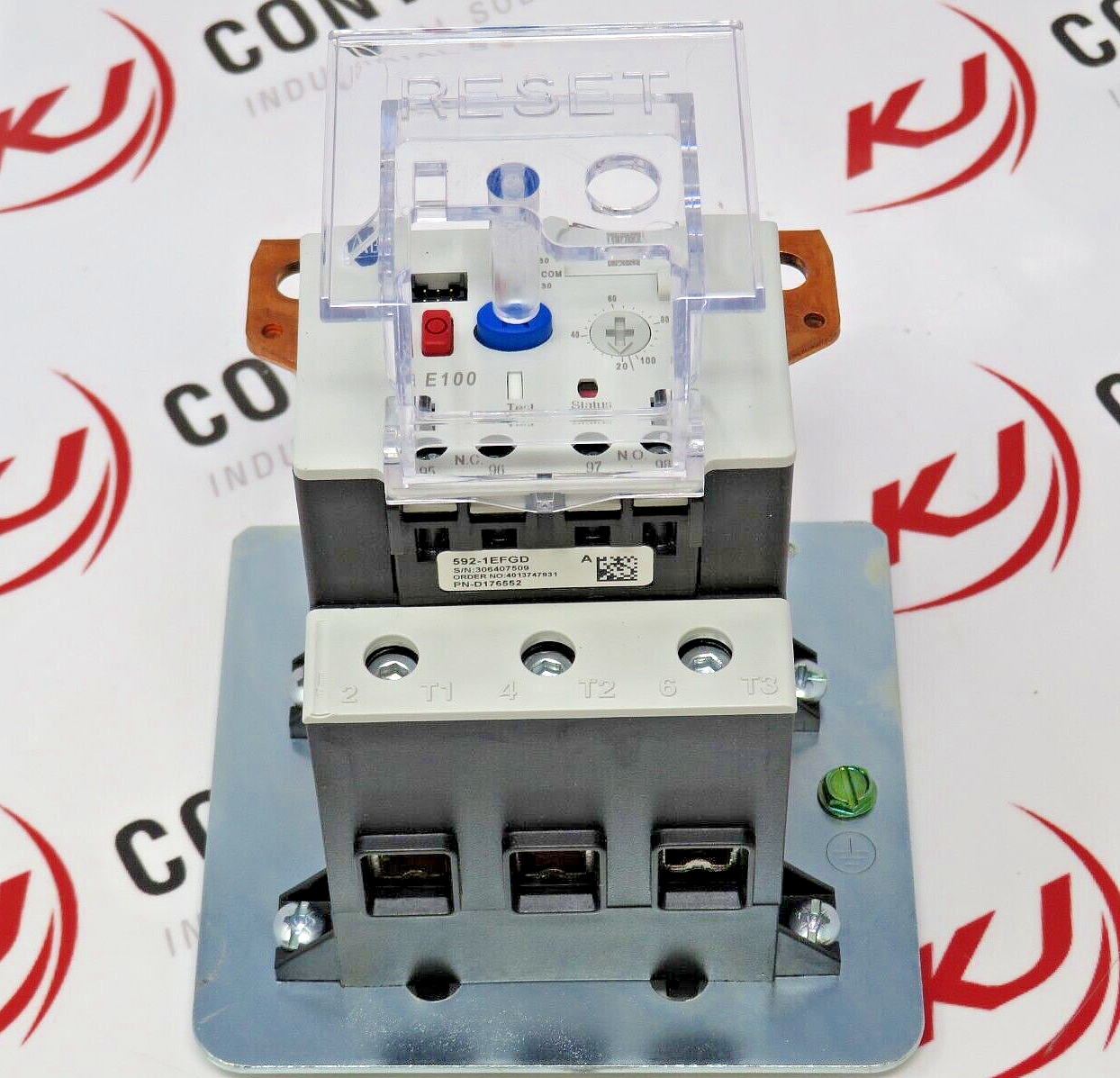 Allen-Bradley 592-1EFGD E100 Overload Relay 20-100A 600V 50/60HZ