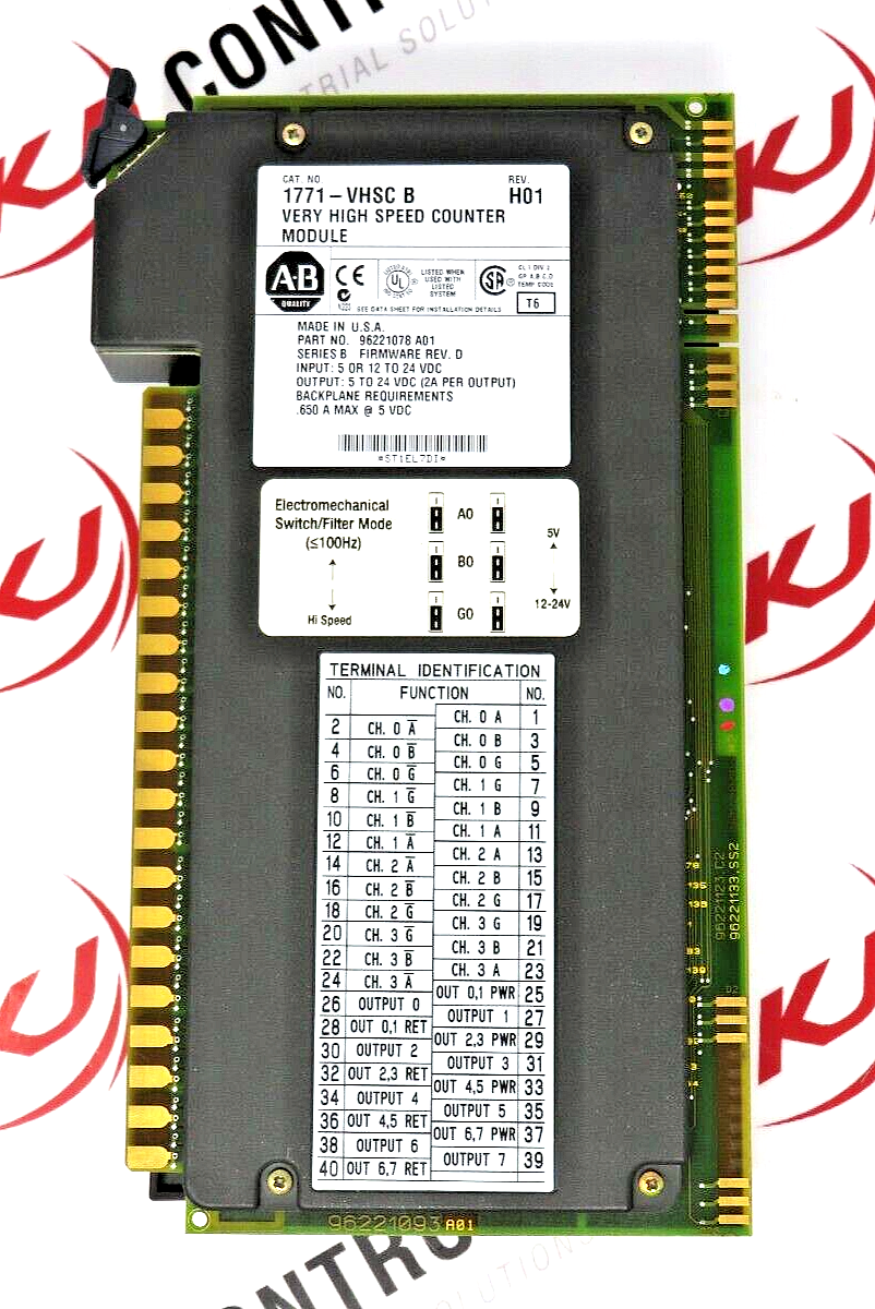 Allen-Bradley 1771-VHSC PLC-5 Series B Very High Speed Counter Module