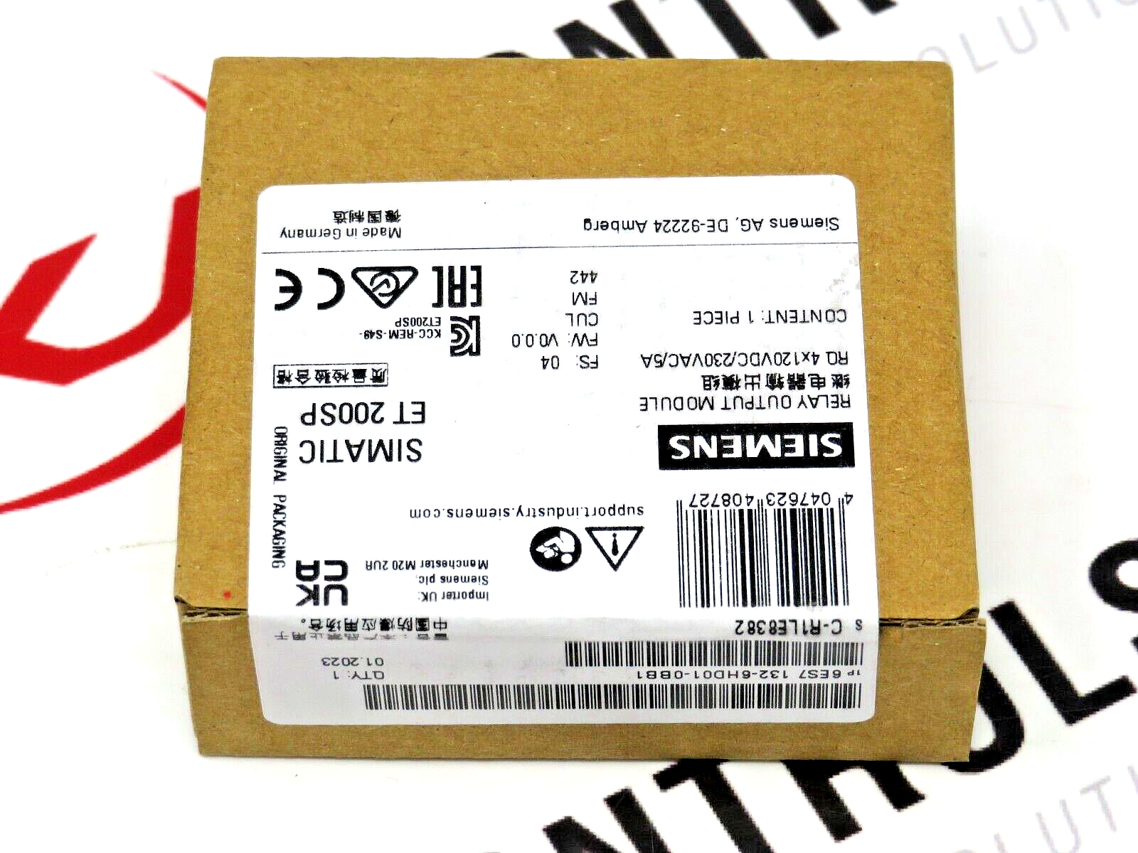 Siemens 6ES7132-6HD01-0BB1 SIMATIC ET 200SP Relay Output Module