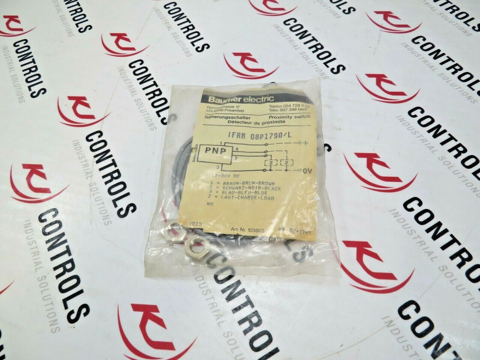 Baumer Electric IFRM 08P1790/L Inductive Sensor Proximity Switch 2MM 12-30VDC