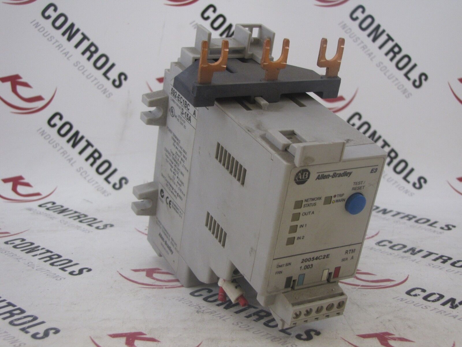 Allen-Bradley 592-EC1BC E3-Plus Electronic Overload Protection Relay 3-15A