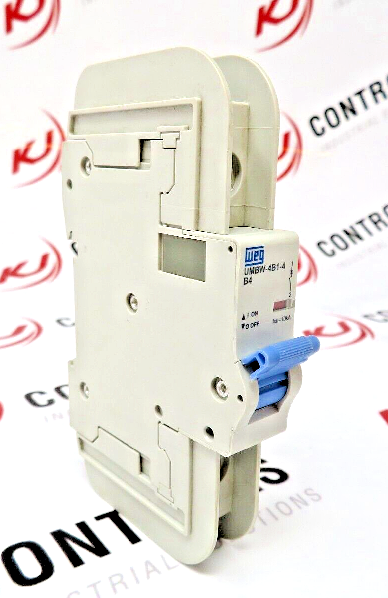 WEG Electric UMBW-4B1-4B4 1-32A & 35-63A 120VAC/60VDC@10kA Circuit Breaker