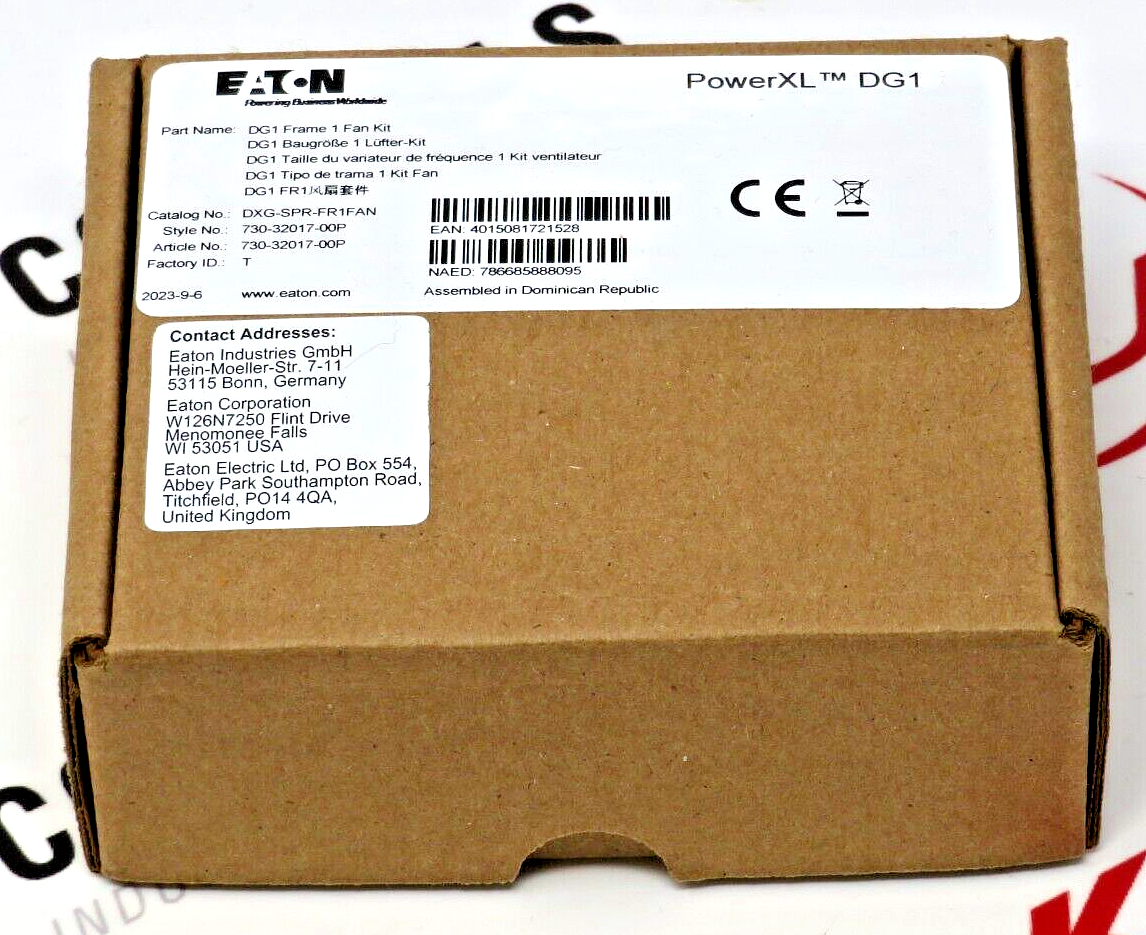 Eaton DG1 Frame 1 Fan Kit DXG-SPR-FR1FAN For PowerXL DG1