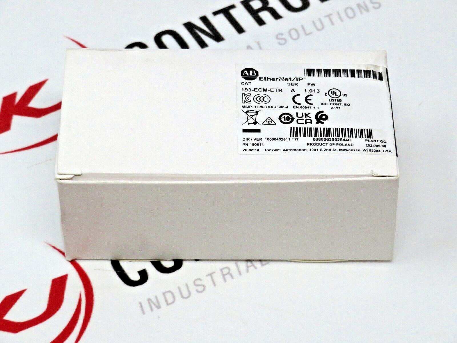 Allen-Bradley 193-ECM-ETR E300 EtherNet/IP Communication Module