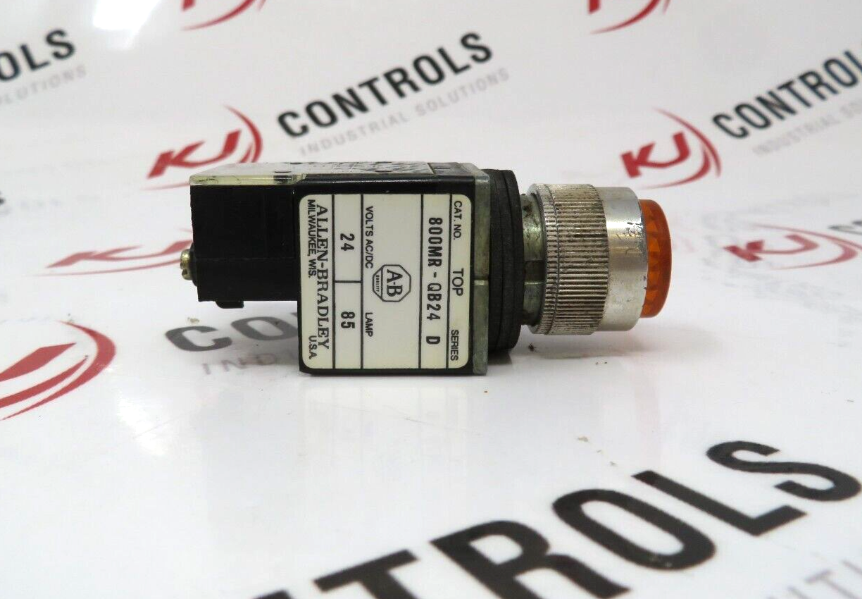 Allen-Bradley 800MR-QB24 Pushbutton 22.5mm 24V Round Full Voltage Type Extended
