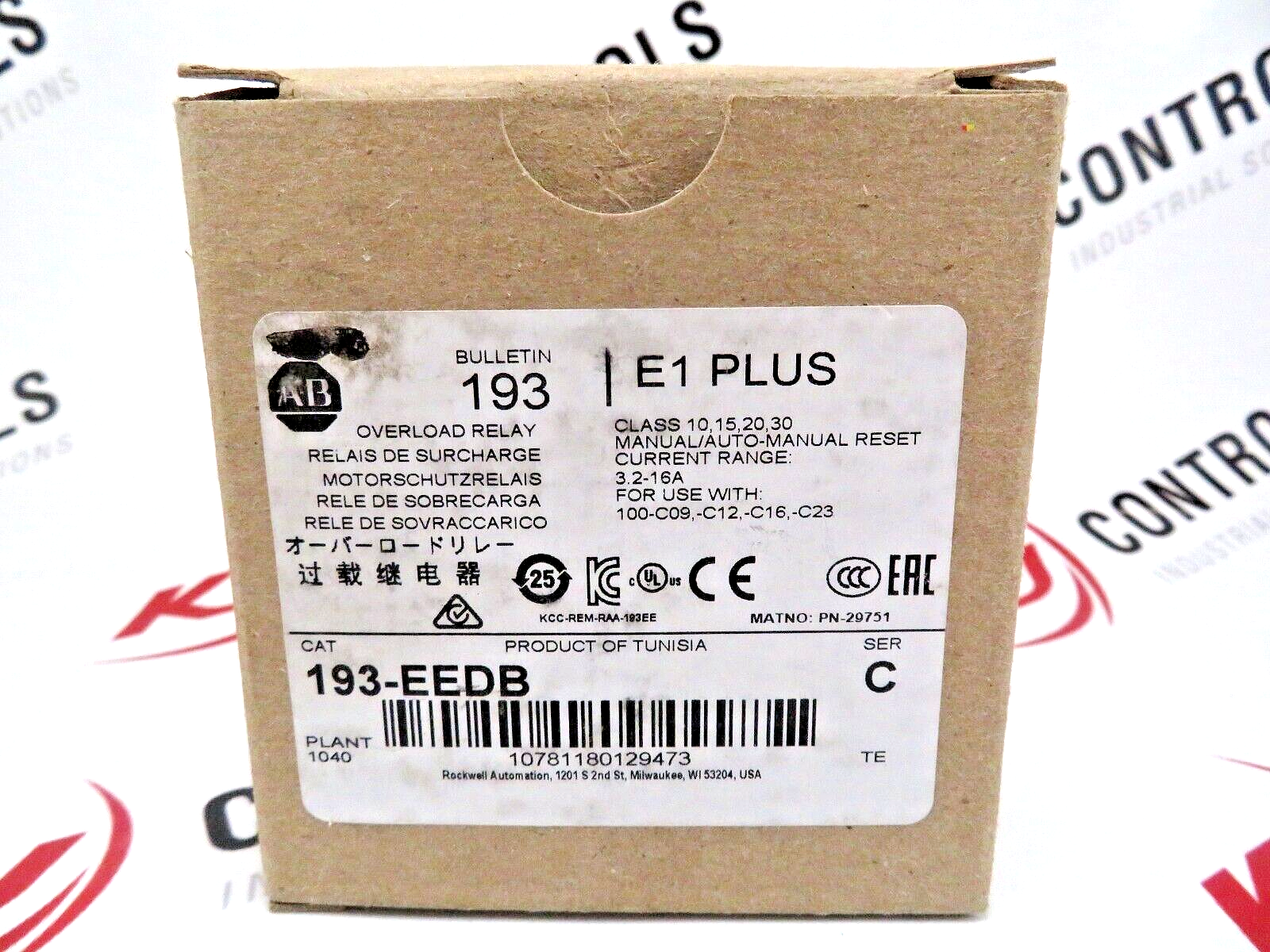 Allen-Bradley 193-EEDB Electronic Overload Relay