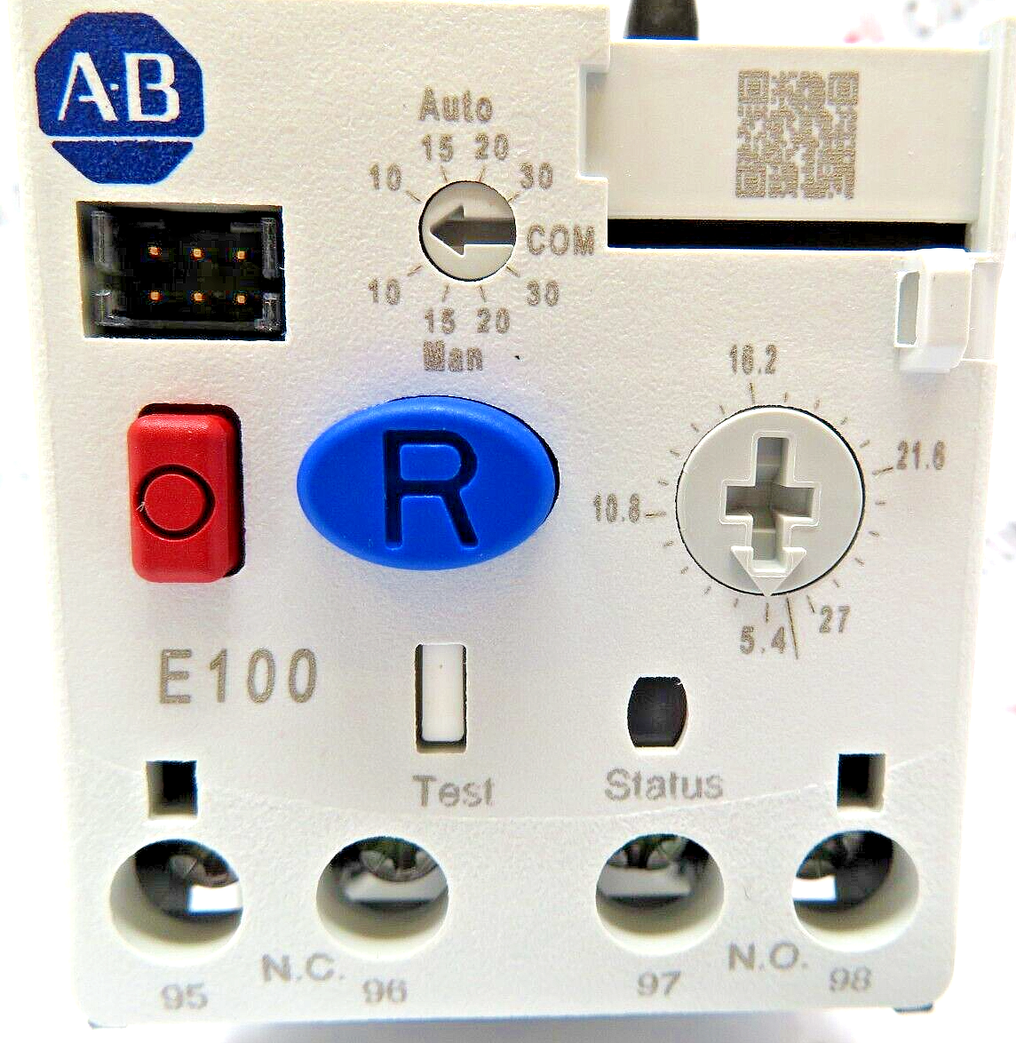 Allen-Bradley 193-1EFEB E100 Series Overload Relay 5.4-27.0A Manual/Auto Reset