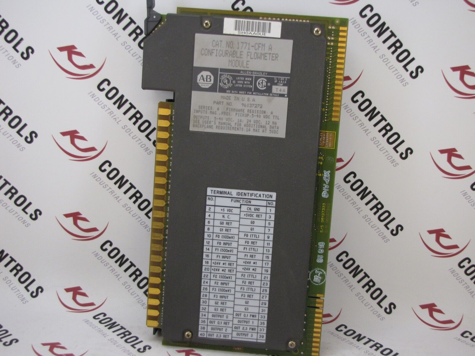 Allen-Bradley Flowmeter Configurable 4 Input 200VAC 4-40VDC 50MV