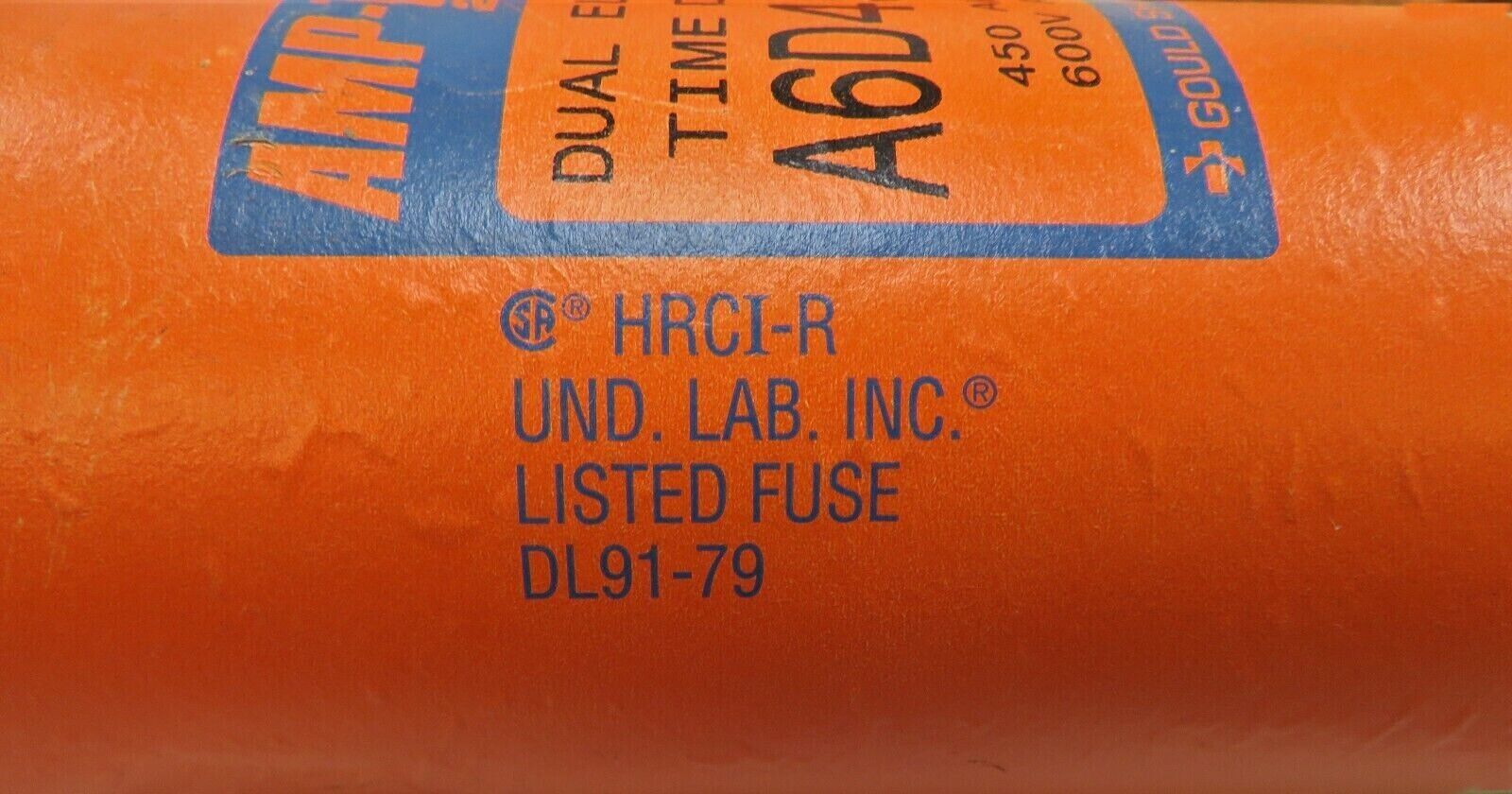 Gould Shawmut A6D450R Fuse Class-RK1 Time Delay 450A 600V *Lot of 3*
