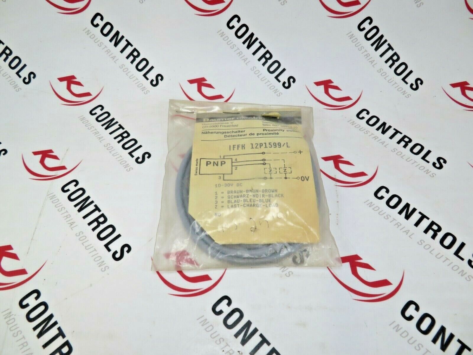 Baumer Electric IFFK-12P1599/L Inductive Sensor Proximity Switch 10-30VDC