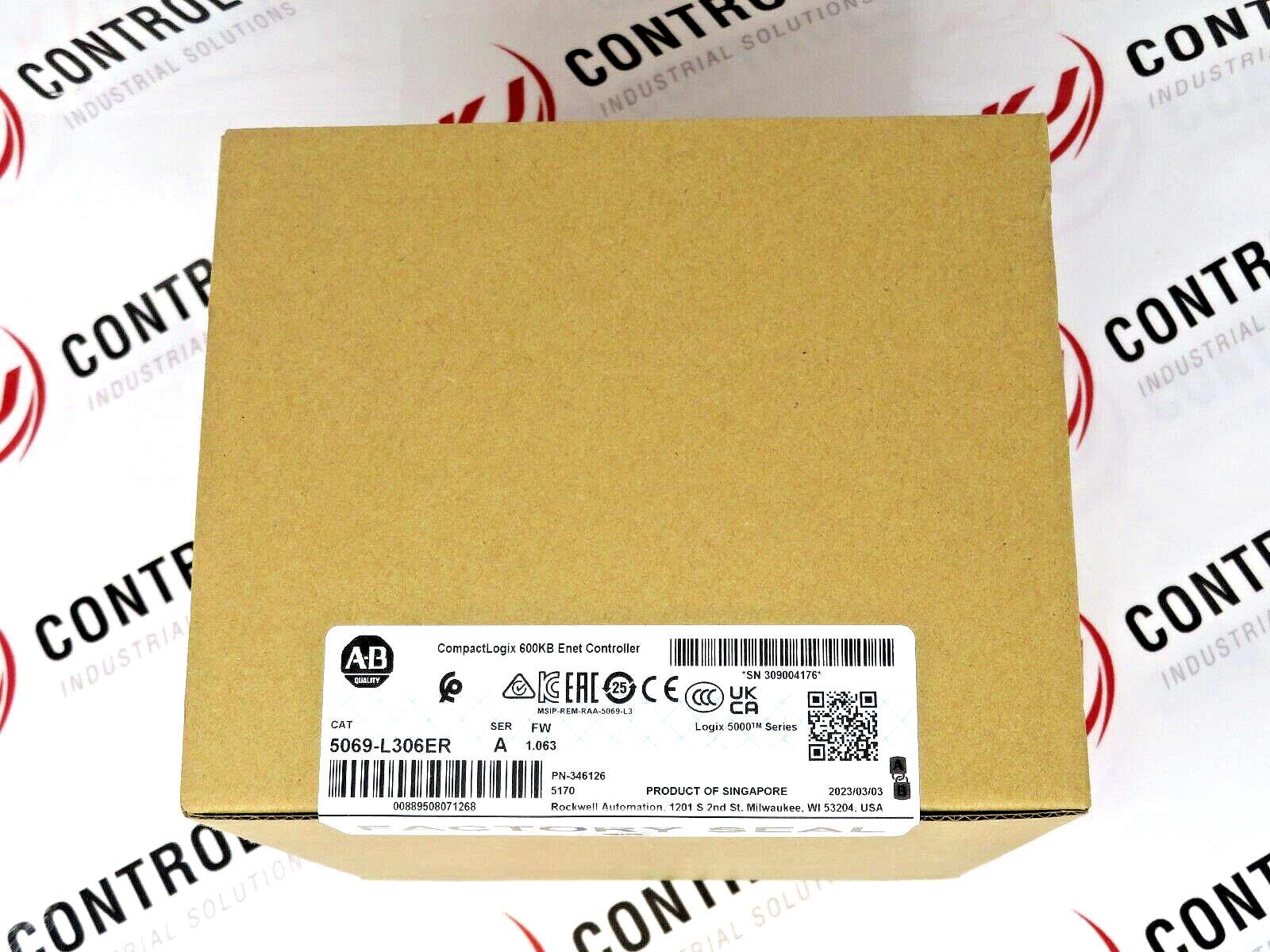 Allen-Bradley 5069-L306ER CompactLogix 600KB Enet Controller Logix 5000 Series