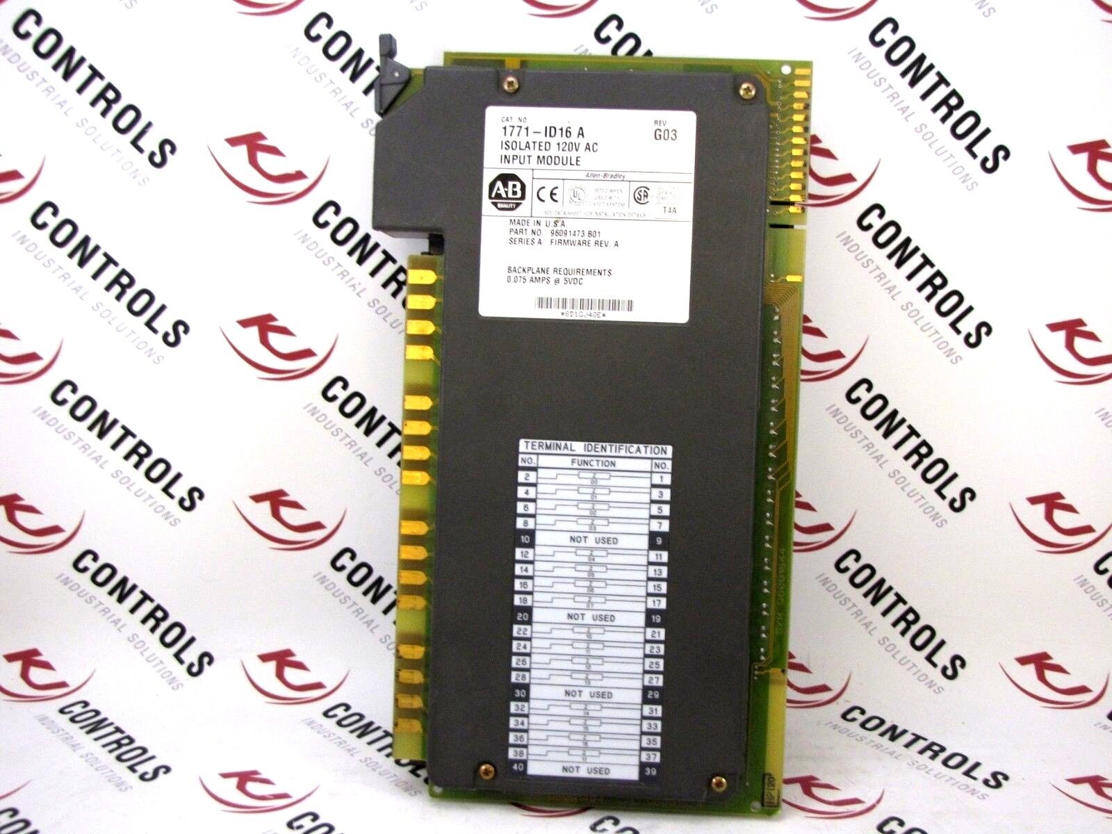 Allen-Bradley 1771-ID16 Input Module Digital 16-Point 120 VAC/DC Isolated