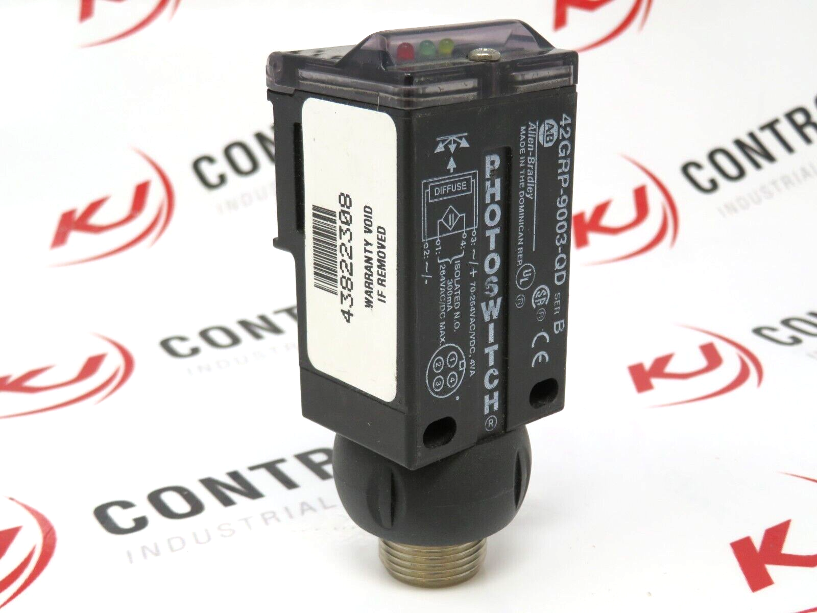 Allen-Bradley 42GRP-9003-QD Photoelectric Sensor 4 Pin 300MA 45-264V AC/DC