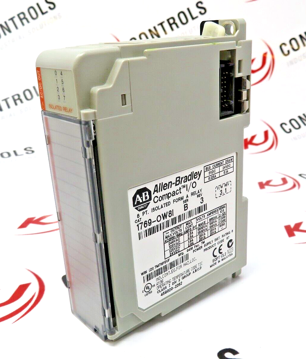 Allen-Bradley 1769-OW8I CompactLogix 8-PT. Digital Output Relay Contact Module