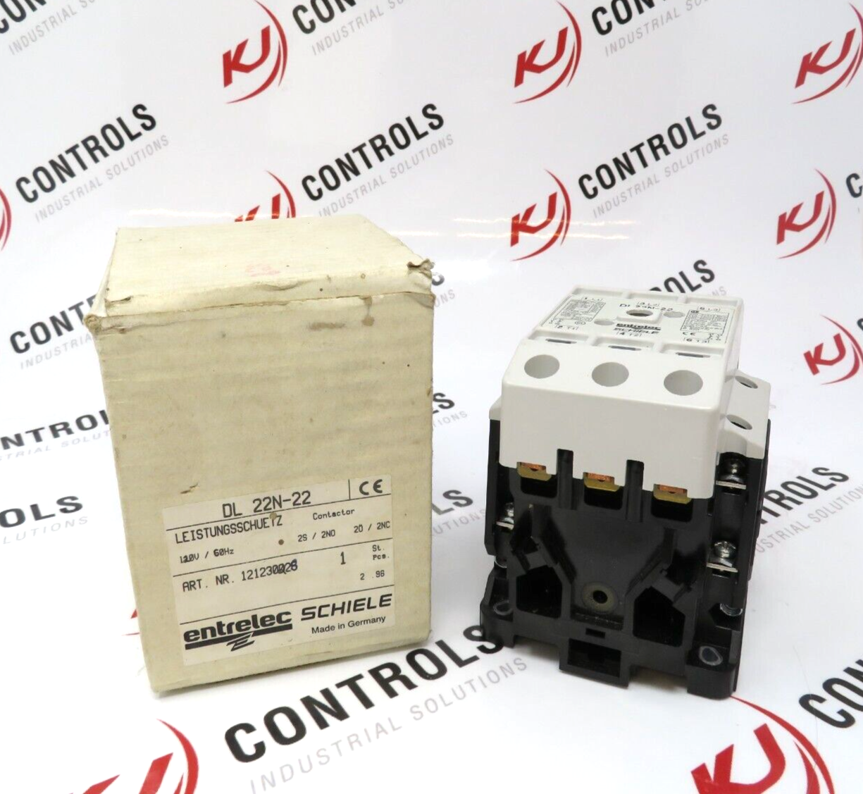 Asea Brown Boveri DL22N-22 Contactor 60Hz 24VAC 2S/2NO