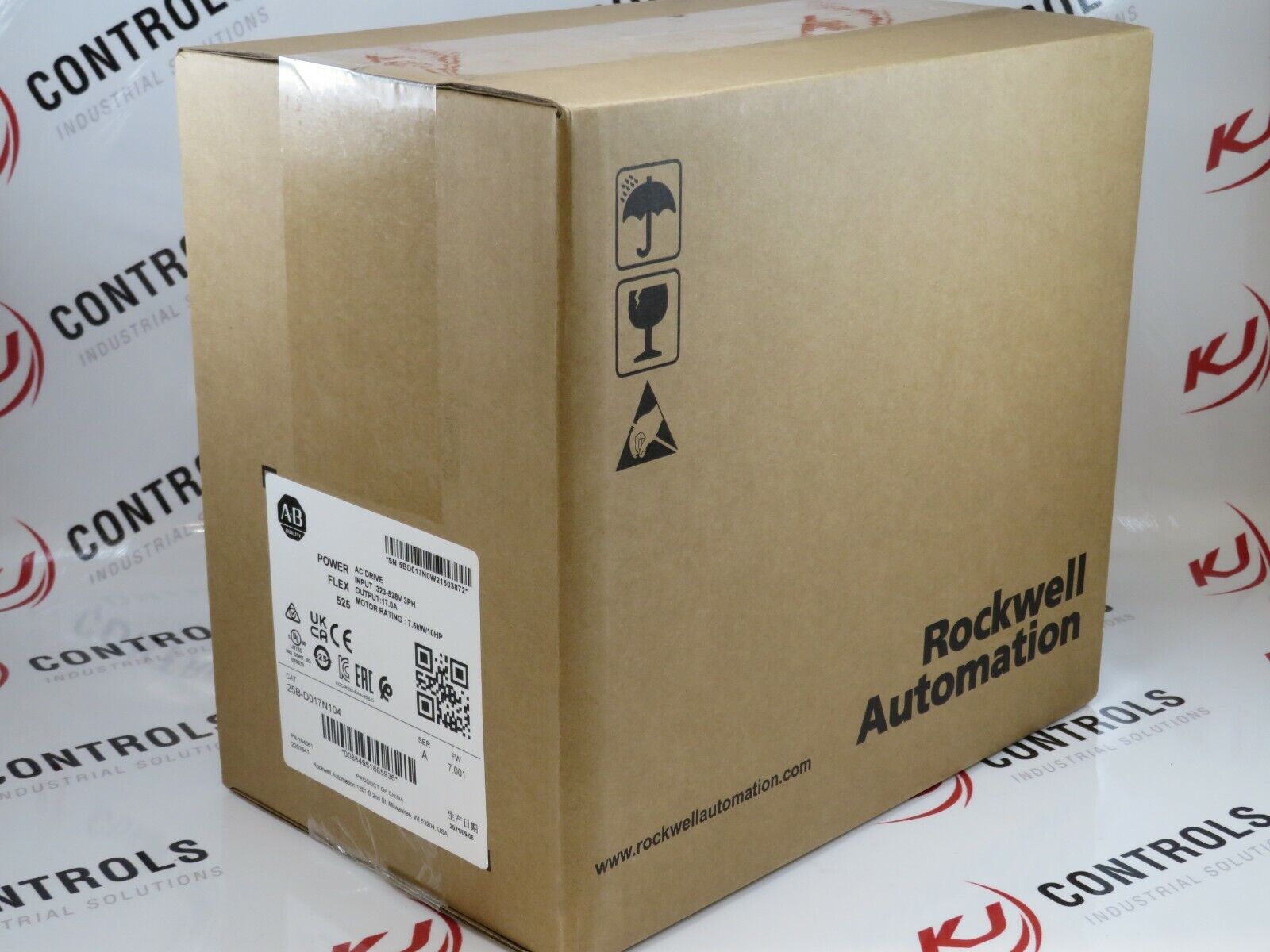 Allen-Bradley 25B-D017N104 PowerFlex 525 10HP 17A 480VAC