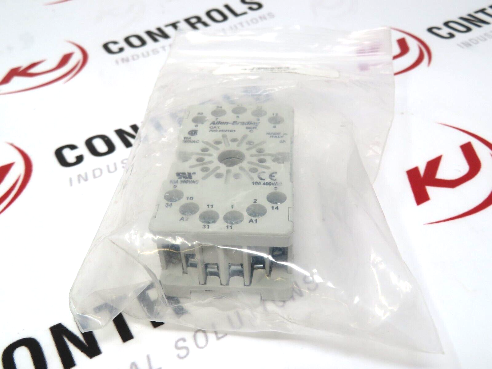 Allen-Bradley 700-HN101 Socket 11Pin 10A 300/400VAC Tube Base Screw Terminal