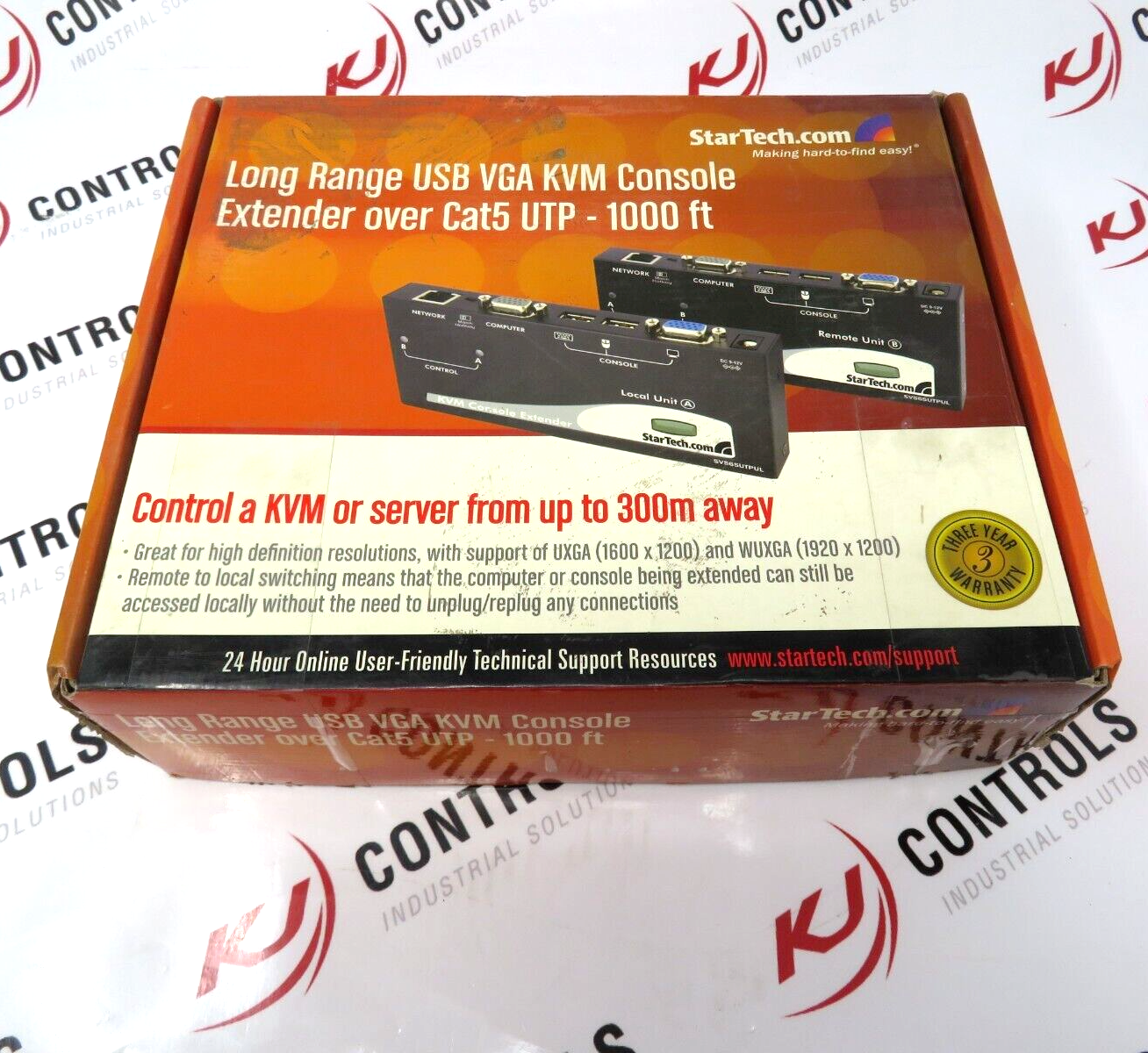 StarTech.com SV565UTPUL Console Extender Over Cat5 UTP -1000ft USB VGA KMV
