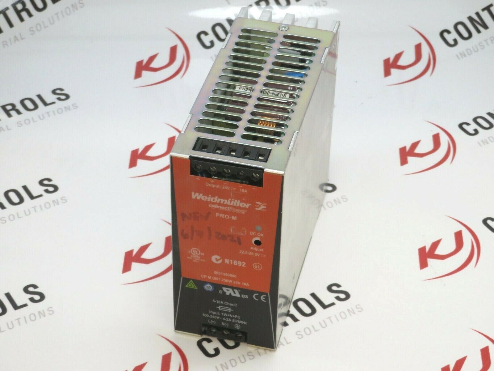 Weidmuller 8951360000 Power Supply CP M SNT 250W 24V 10A