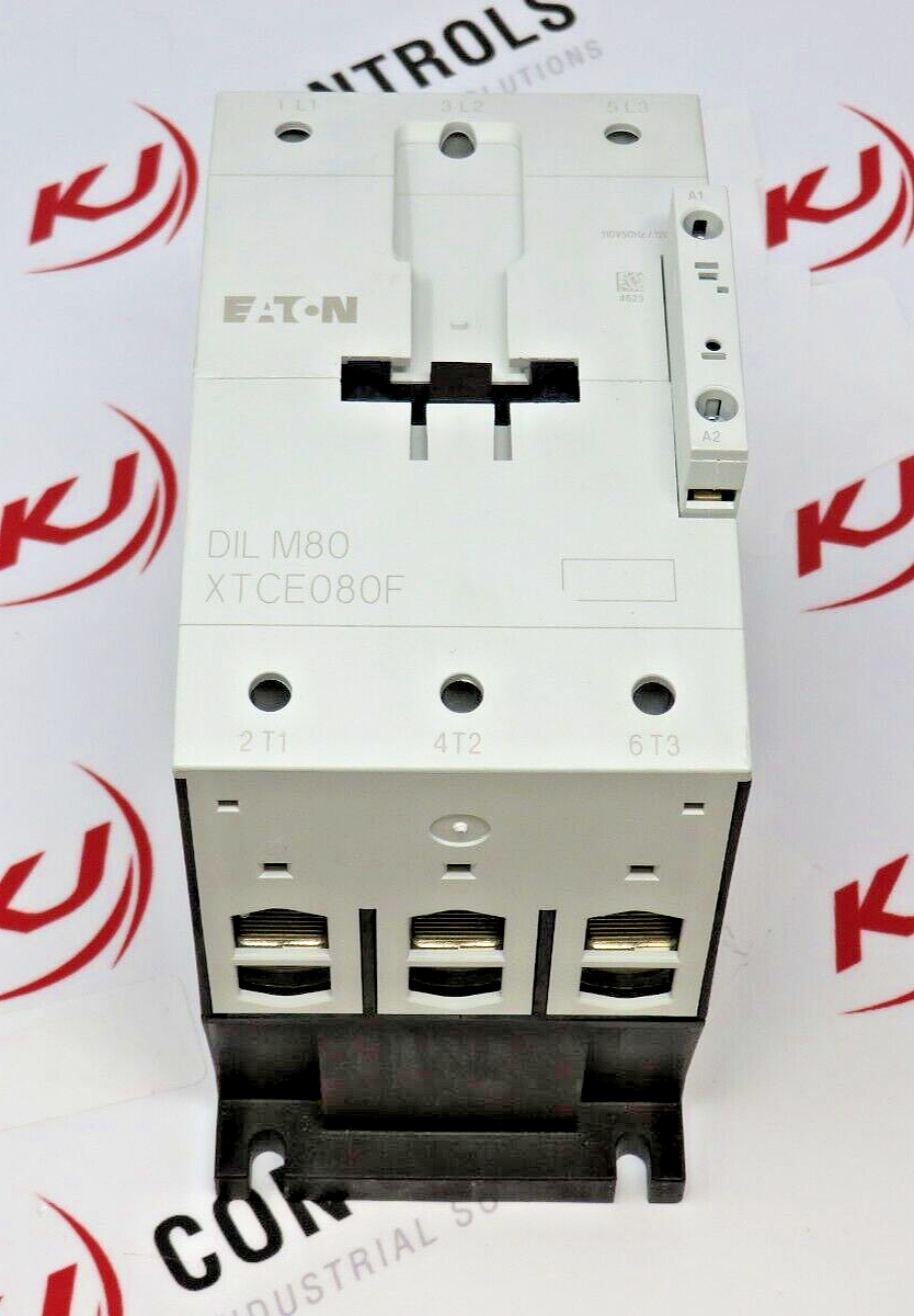 Eaton XTCE080F00A / DILM80 3-Pole 80A 120V Coil IEC Motor Contactor