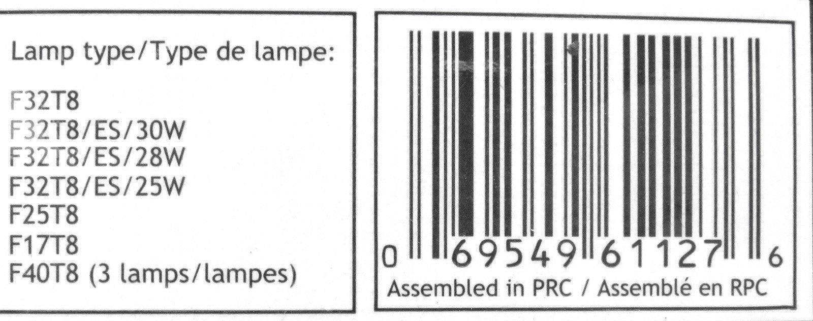 Standard Products E432T8IS120LAS Electronic Ballast 120V 4-Lamp T8 Instant Start2