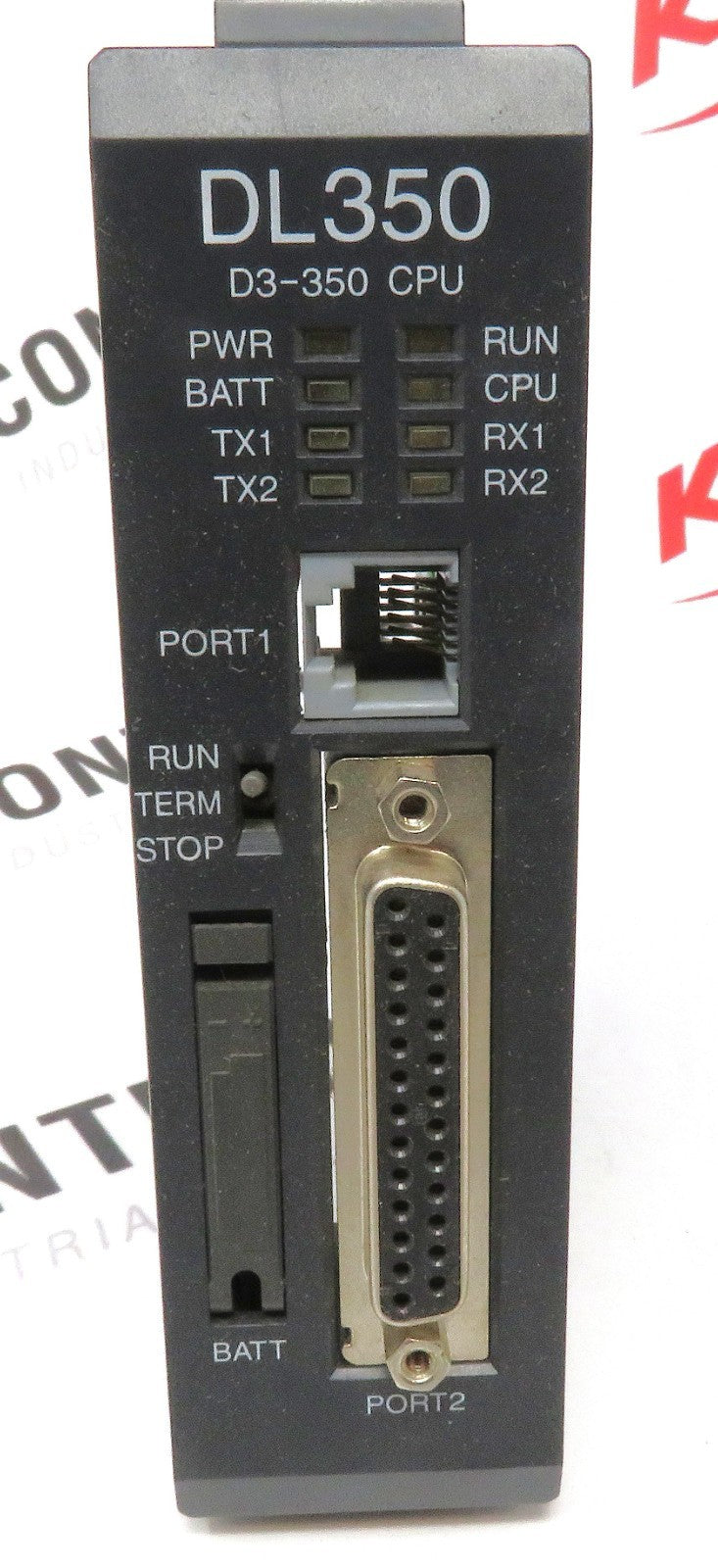Koyo PLC Direct DL350 D3-350 CPU Module 7.5K Memory RS-232/422 Ports0