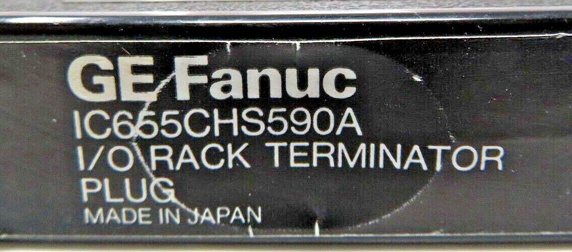 GE Fanuc Emerson IC655CHS590A Series Five I/O Rack Terminator Plug