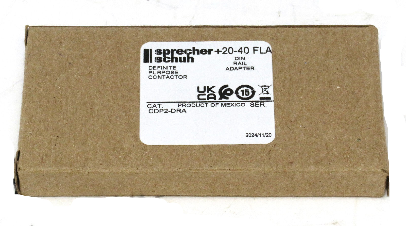 Sprecher + Schuh CDP2-DRA DIN Rail Adapter for CDP2 25-40A Contactors2