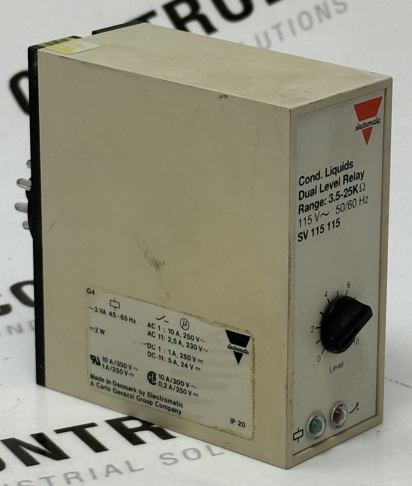 Electromatic SV115115 Conductive Liquid Dual Level Relay 115VAC1
