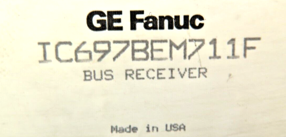 Emerson Automation GE Fanuc IC697BEM711F Bus Receiver Interface