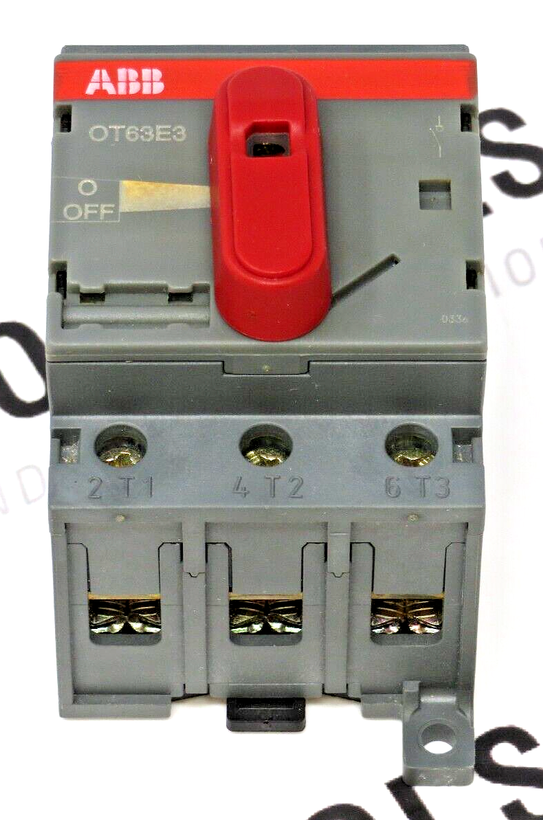 ABB-Asea Brown Boveri OT63E3 80A 600VAC Disconnect Switch