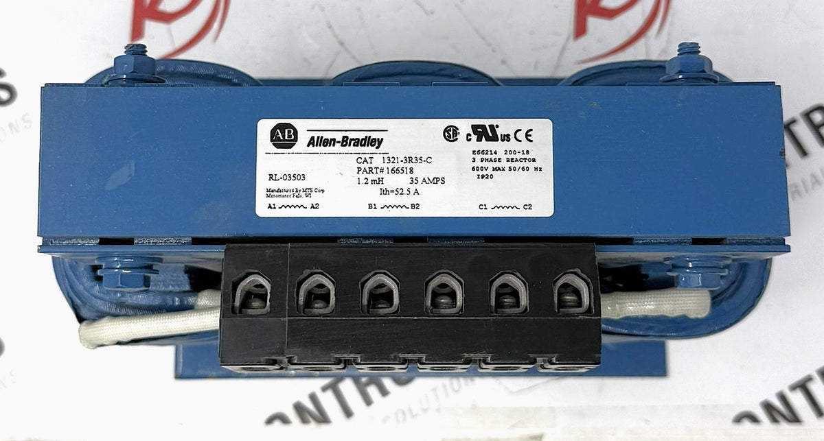 Allen-Bradley 1321-3R35-C 3-Phase Line Reactor 35A 1.2mH1