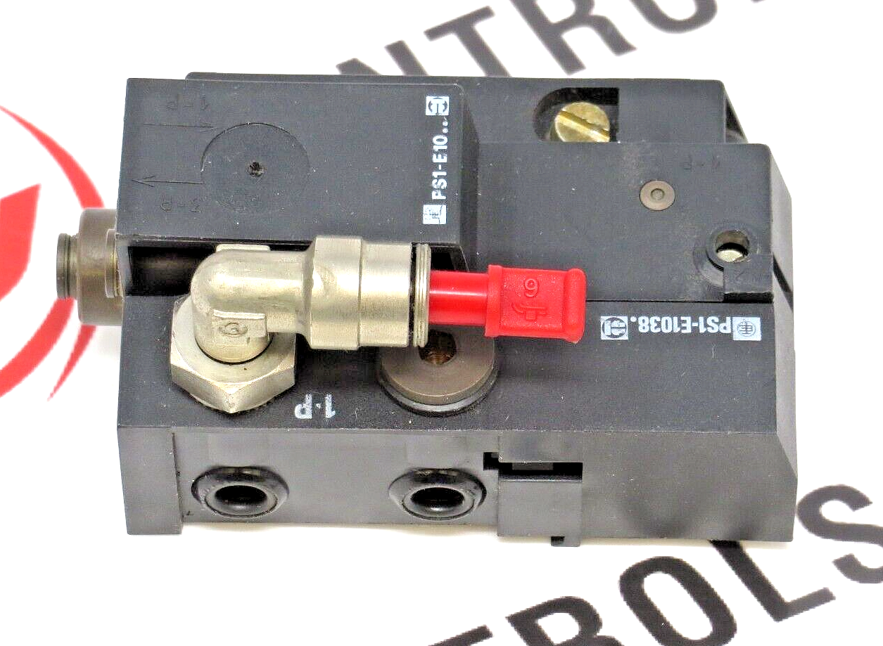 Parker Schrader Bellows PS1-E1017 Solenoid Valve & PS1-E1038 Air Supply Module