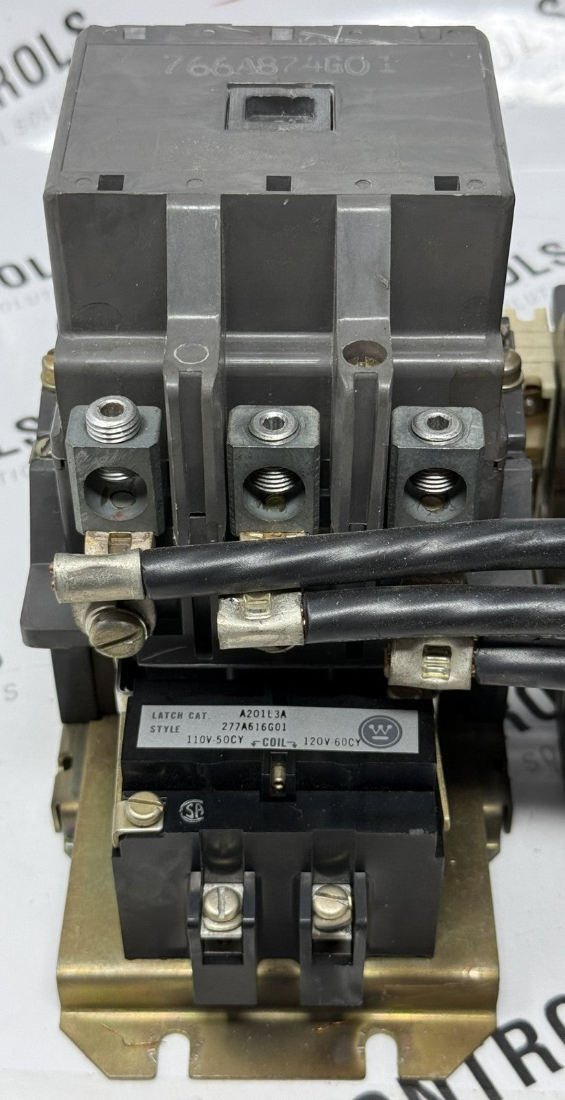 Westinghouse A200/A201 Size 3 90A Reversing Contactor Assembly 766A874G012