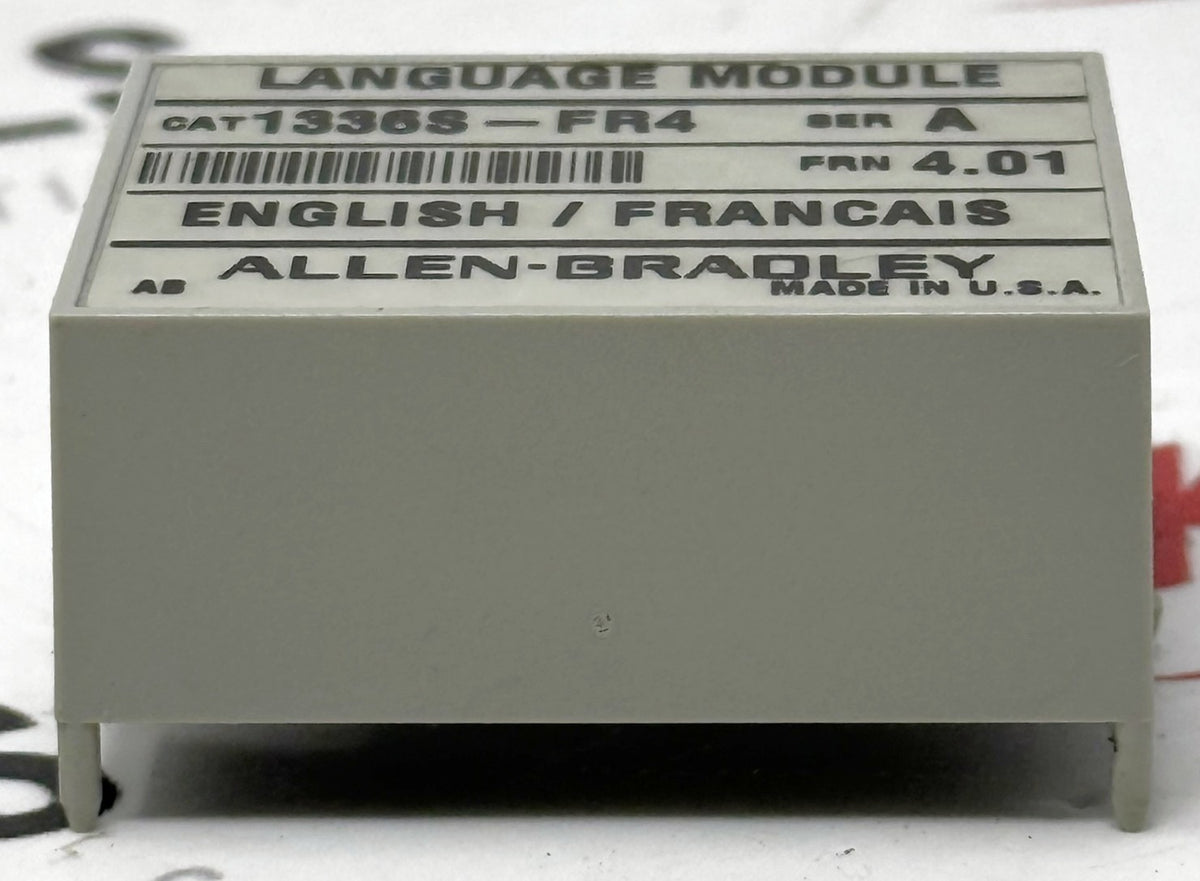 Allen-Bradley 1336S-FR4 1336 PLUS English/French Language Module V4.014