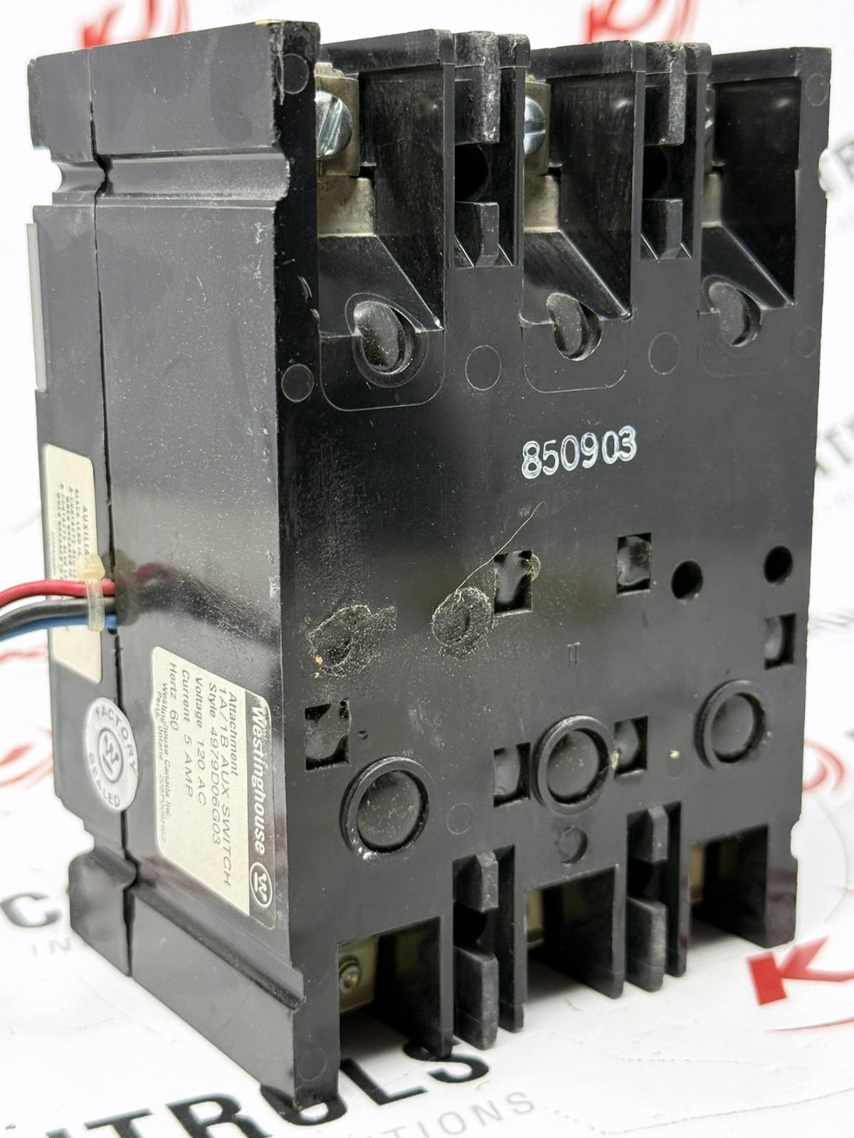 Westinghouse MCP0358S 3-Pole 7A Motor Circuit Protector with Auxiliary Switch2